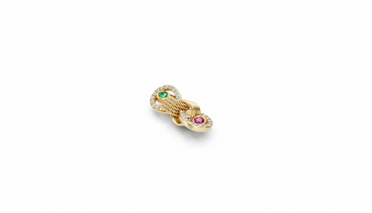 Love Knot with Infinity Diamonds & Birthstones