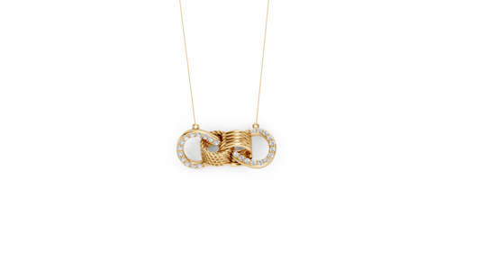 Love Knot with Infinity Diamonds - JWL-online.com